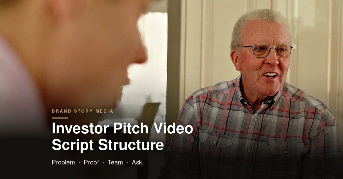 How to Structure an Investor Pitch Video Script