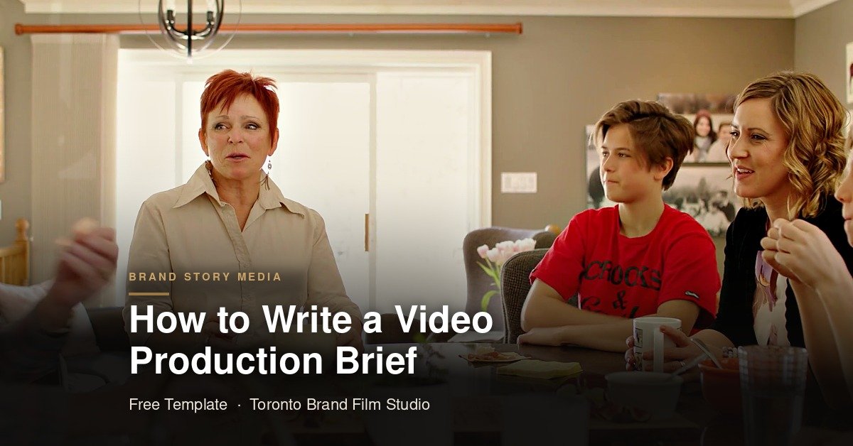 How to Write a Video Production Brief (Free Template)